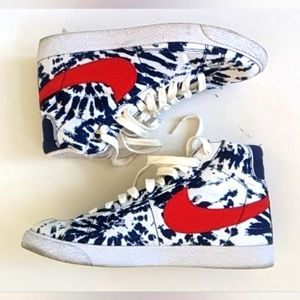Nike Blazer Mid SE GS- Youth- Size 7Y- Wmns 8.5- Tie Dye- [CZ7882-600]- Running